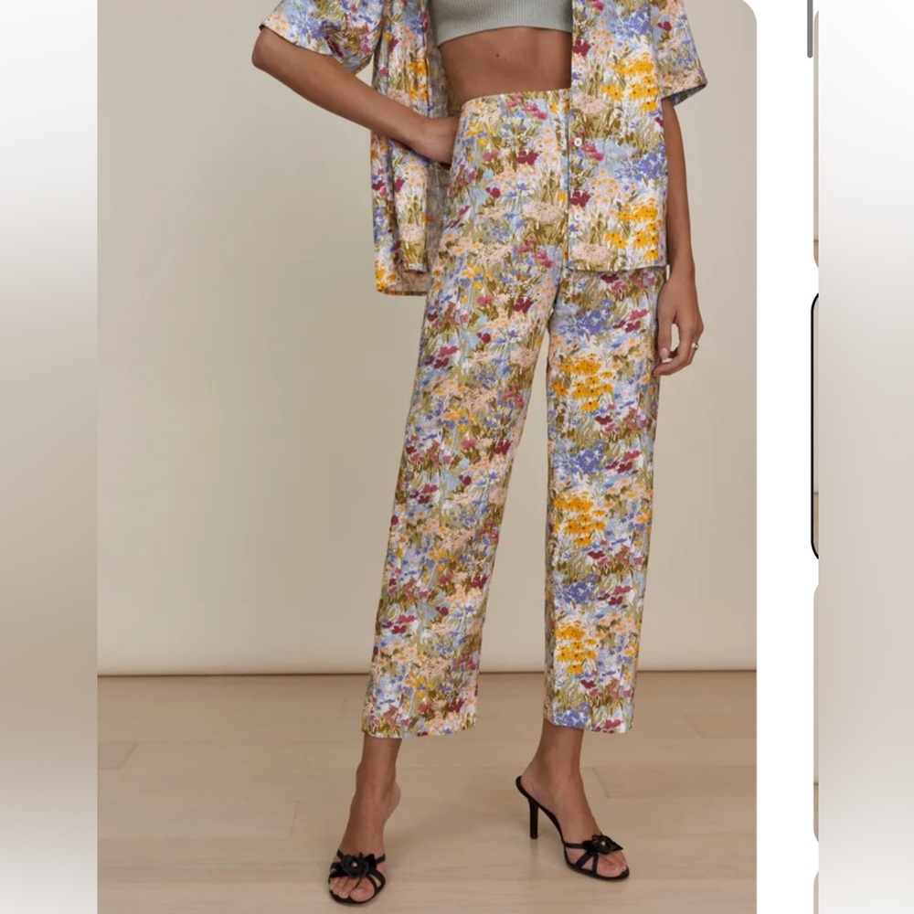 Reformation Pinegrove Linen Pants